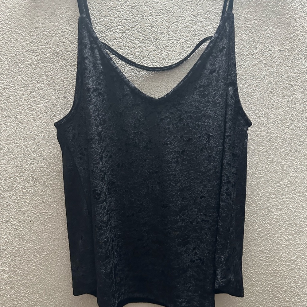 American Eagle Outfitters Black Camisole Top with V-Neck